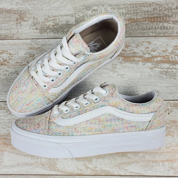 Rainbow Jersey Jersey Slip On Vans Vans Old Skool Rainbow Jersey Multi